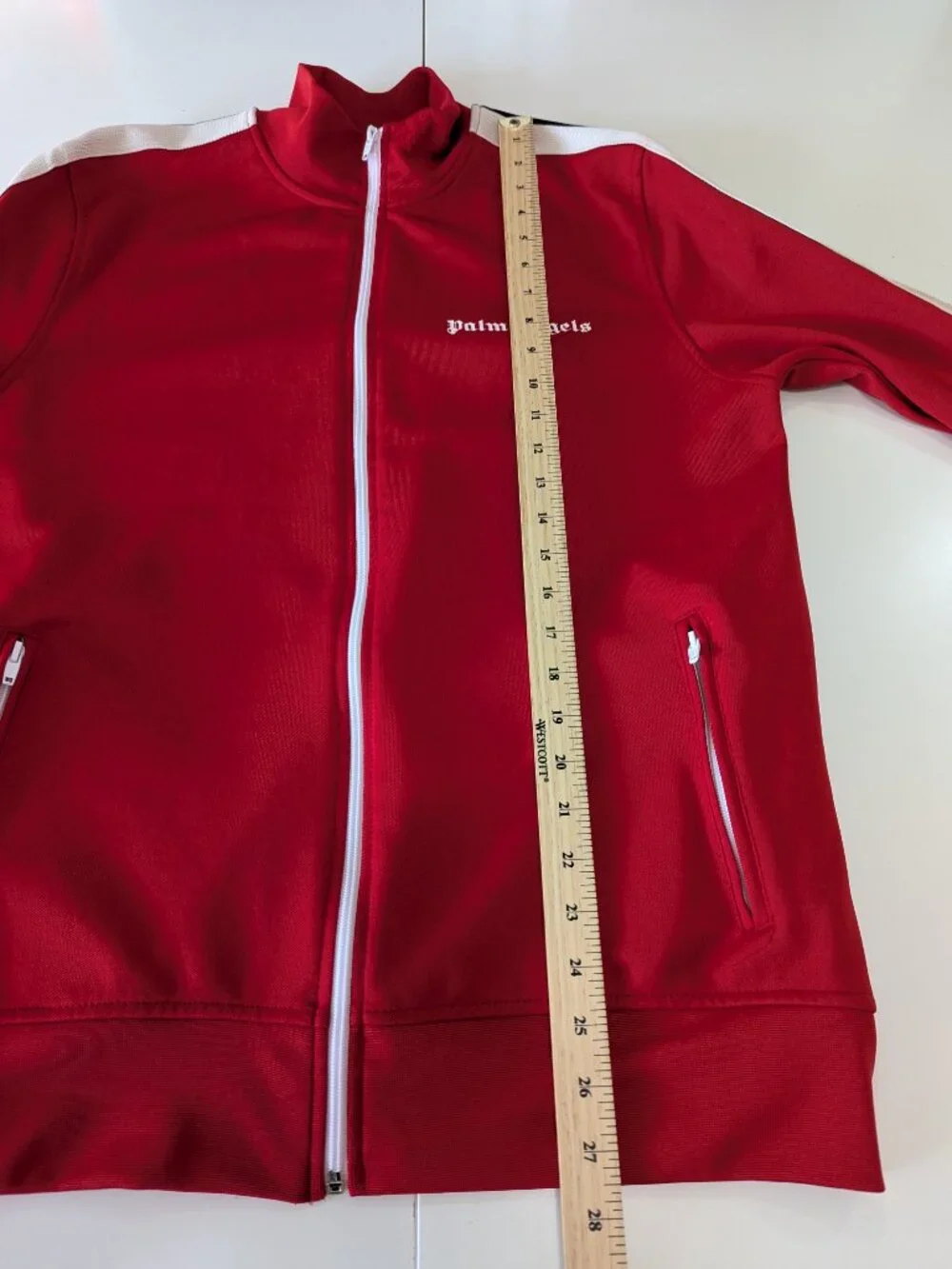 Palm Angels Red Classic Track Jacket - Picture 9 of 12